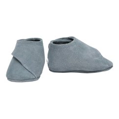 LODGER capáčky z dvouvrstvej 100% prírodnej kože - Loafer Steel Grey 3-6 mesiacov
