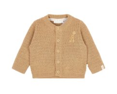 LITTLE DUTCH Kardigan pletený Safari Friends - Soft Tan vel. 62