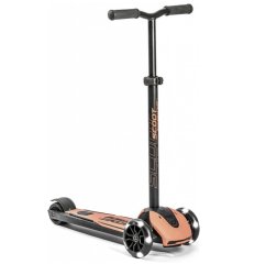 SCOOT & RIDE Kolobežka Highwaykick 5 LED - Broskyňa