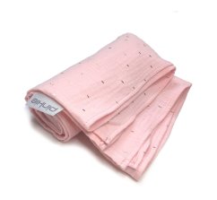 PINKIE Veľká plienka Muslin - Svetloružová 3914