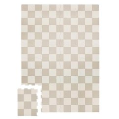 3 SPROUTS Pěnová hracia podložka - Checkerboard/Beige