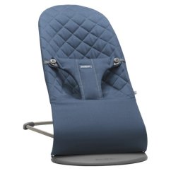 BABYBJÖRN Lehátko BLISS Woven - Midnight Blue Cotton
