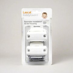 LASCAL KiddyGuard® Sada úchytov k zábradliu - puzdro k Avant / Accent - Biela