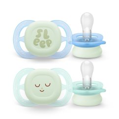 Philips AVENT Cumlík Ultrastart nočný 0-2m, 2 ks - chlapec, 2 ks