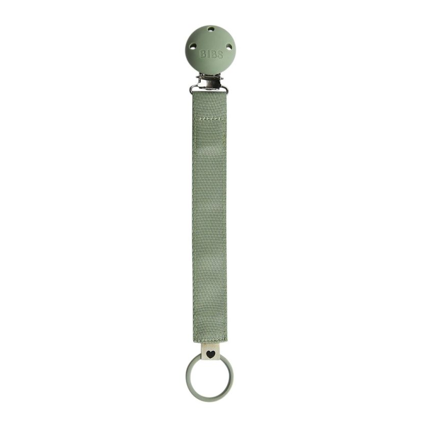 BIBS Ribbon klip na cumlík - Sage