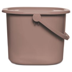 BEBE-JOU Kyblík na pleny s víkem - Mocha Mousse