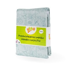 KIKKO Prateľná prebalovacia podložka XKKO 50x70 - Safari Granite Green