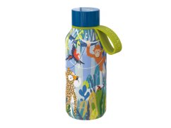 QUOKKA Nerezová termoláhev Solid Kids s poutkem 330 ml - Jungle 330 ml