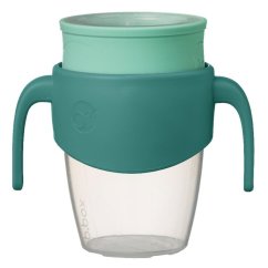 B.BOX 360° netekúci učící hrnček 250 ml - Emerald forest.