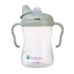 Hrneček s pítkem 4m+ 240 ml - svetlozelený 240 ml