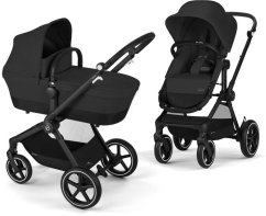 CYBEX Gold EOS LUX Kombinovaný kočárek 2v1 - BLK Moon Black | black