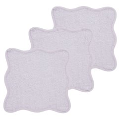 MEYCO Froté žínky Wavy 3 balení - Soft Lavender
