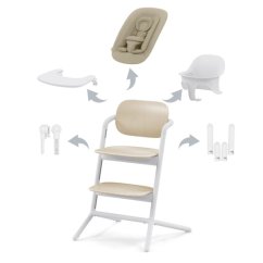 CYBEX Gold LEMO 4v1 Detská stolička - Sand White / White