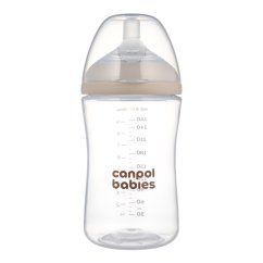 CANPOL BABIES Fľaša antikoliková Natural Shape 260ml - 260ml