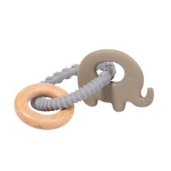 BO JUNGLE Kousátko B-Rattle Rings - Modré