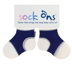 KIKKO Sock Ons Držák ponožek Classic - Navy  0-6 m.