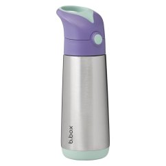 Termoška na pitie s brčkom 500 ml - Lilac pop.