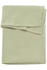 MEYCO Mušelínová prikrývka 75x100 - Soft Olive