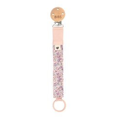 BIBS x LIBERTY klip na cumlík z BIO bavlny - Blush