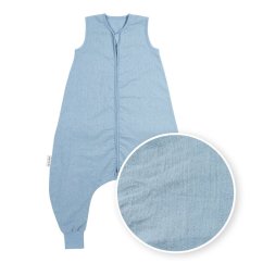 MEYCO Letný Ľanový Jumper - 104 - Jeans Blue