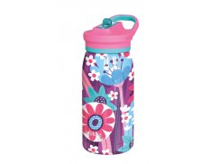 QUOKKA Nerezová termoláhev s pítkem Pop Kids 445 ml - Blooming Garden 445 ml