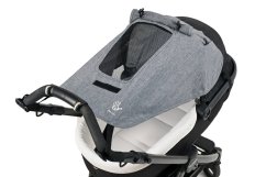 ALTABEBE Slnečná clona na kočík Deluxe 7014 - 7014-33 svetlo šedá