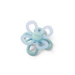 BABYONO Silikónové hryzátko Kvet - modré