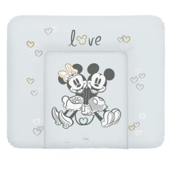 CEBA Podložka prebaľovacia mäkká (85x72) Disney - Mickey Grey.