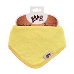 KIKKO Detský slintáček bambusový Colours BMB - Citron