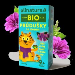 ALLNATURE BIO Deti čaj Priedušky so slezom 20x1,5 g-20x1,5 g