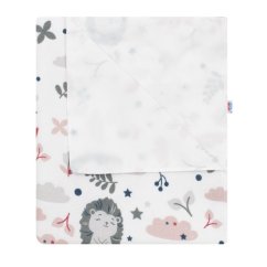 NOVÉ DIEŤA Nepremokavá flanelová podložka - zvieratká.