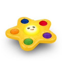 BABY EINSTEIN Hračka aktívna s prísavkou Pop & Glow Starfish™ 6m+ - Pop & Glow Starfish™