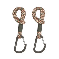 Lässig FAMILY Casual Stroller Hooks Cord /háčky na uchytenie tašky - olivová/červená/vanilková