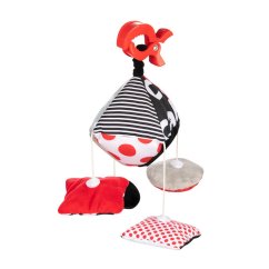 CANPOL BABIES Kontrastná zavesená hračka s klipom SENSORY - Kontrastná zavesená hračka s klipom SENSORY