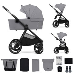 KINDERKRAFT Kočík kombinovaný Nea 2 2v1 - Platinum Grey