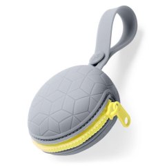 Pouzdro na dudlík silikónové Grab&Go šedé - Pouzdro na dudlík silikónové Grab&Go šedé.
