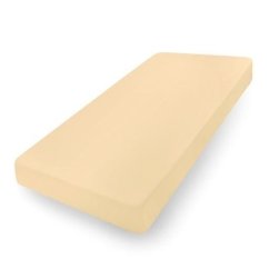 MACESHKA Jersey prestieradlo 120x60cm - 04 žltá