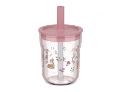 LITTLE DUTCH Pohár s brčkem 250 ml - Fairy Garden
