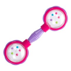 CANPOL BABIES Hrkálko guľôčky na tyčke - ružové.