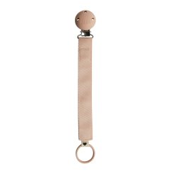 BIBS Ribbon klip na cumlík - Blush