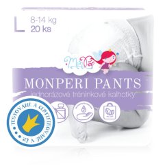 MONPERI Plienkové nohavičky Pants L/20 ks - nohavičky Pants L.