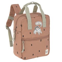 Lässig Detský batoh Mini Square Backpack Happy Prints - karamel