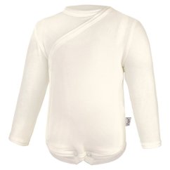 LITTLE ANGEL Body tenké zavinovací DR Outlast® - Bílá káva vel. 56