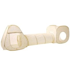 3 SPROUTS Detský Stan a tunel 3v1 - Recycled Terrazzo Beige