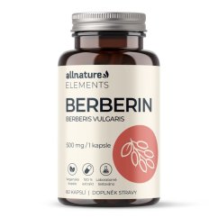 ALLNATURE Elements Berberin 500 mg, 60 cps. - 60 cps.