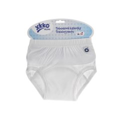 KIKKO Kalhotky tréninkové (učící) Training Pants Organic - Biely L