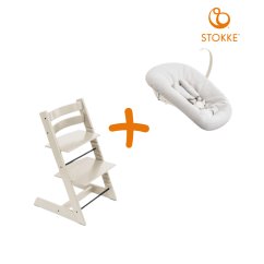 STOKKE Akčný set Tripp Trapp® Newborn - Vanilla White + Vanilla White