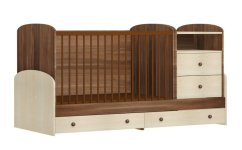 FAKTUM Kombi postieľka Makaó 70x120 - Makaó 70x120 bez vzoru, bez lišty