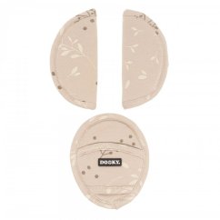 DOOKY Chránič pásu Universal - Pads Romantic Leaves Beige