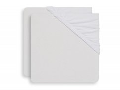 JOLLEIN Napínacie prestieradlo 40/50 x 80/90 cm 2 ks - 2 ks Biela